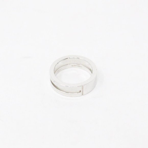 GUCCI #37193 Silver Open Band Ring (Size 5.5) - Picture 3 of 5